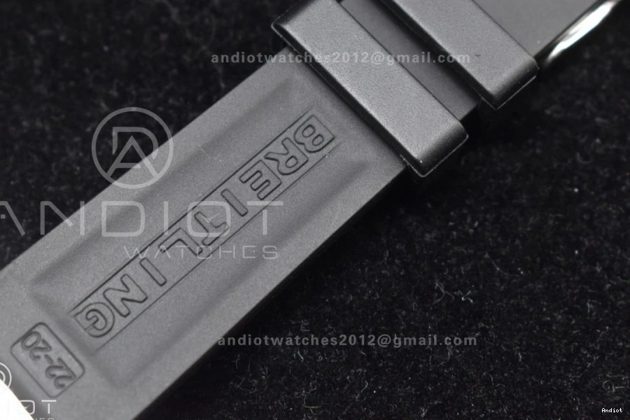 Black Best Rubber Black 1:1 On Strap Superocean Automatic 44 Edition Bezel Black A2824 Dial TF 0315